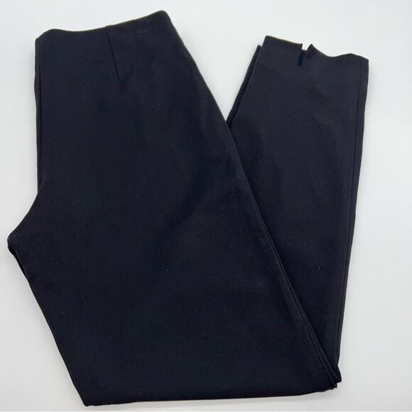Tommy Hilfiger Classic Laura Petry 60s Styled Double Knit Cigarette Pant-Black 2 - Picture 1 of 12